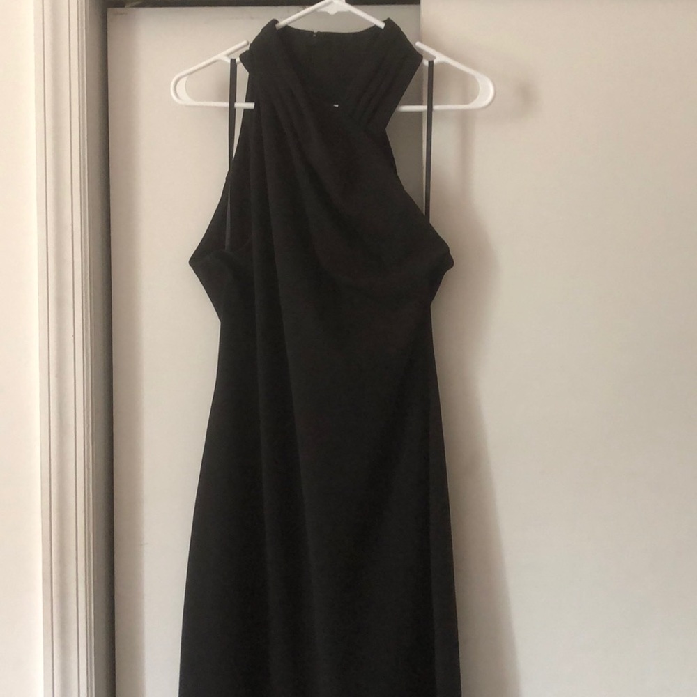 Black Rachel Roy High Neck Dress